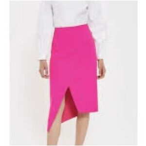 Topshop Vibrant Pink Pencil Skirt size 8